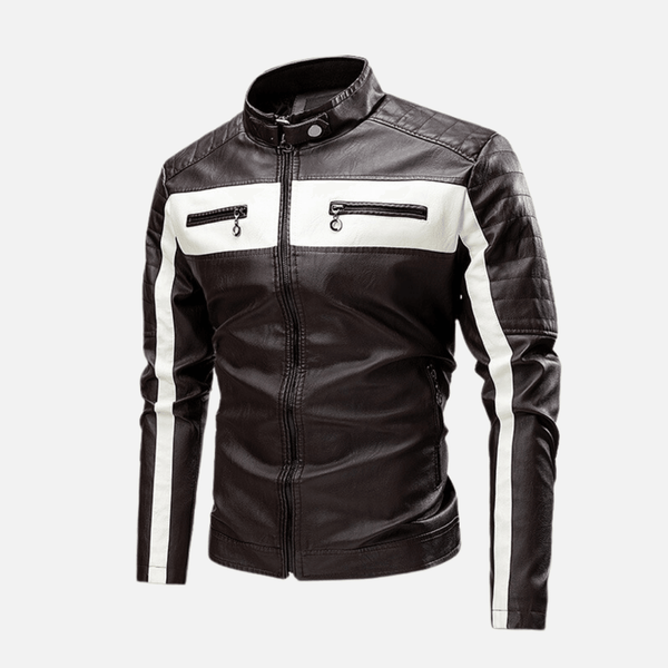 Jaqueta Masculina de Couro Macmer MM112