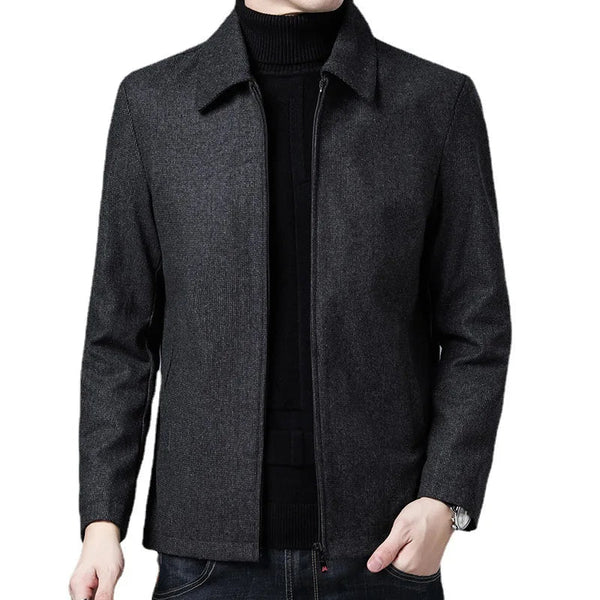 Casaco Masculino Gola Polo Fecho de Zíper Macmer MM128