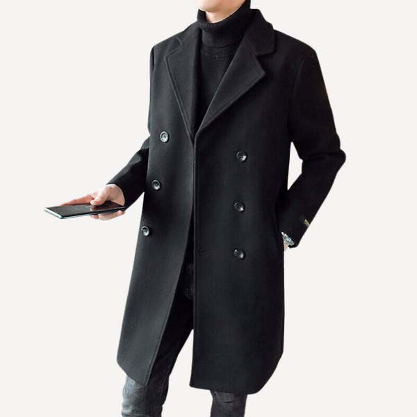 Sobretudo Masculino Abotoamento Duplo Grife Macmer MM170