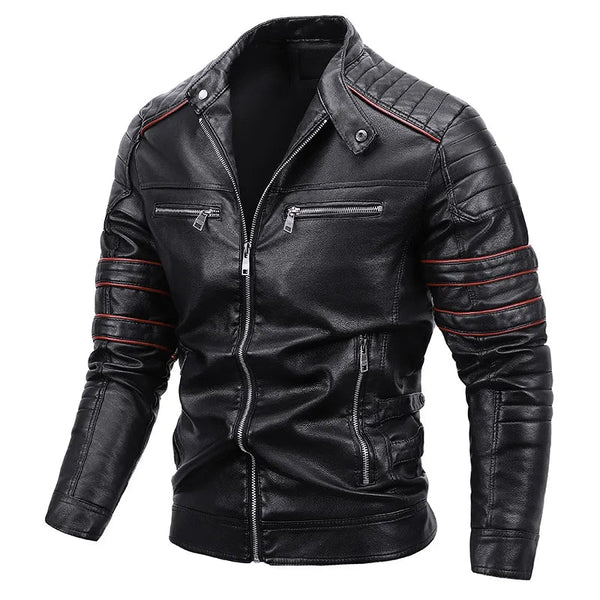 Jaqueta Masculina de Couro Macmer MM154