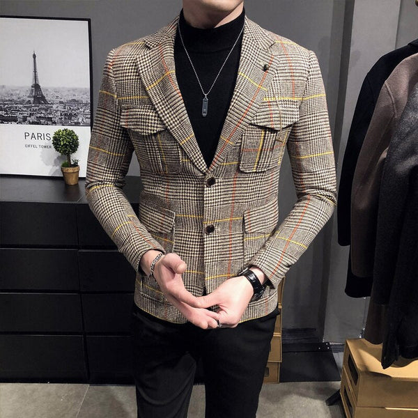 Blazer Jaqueta Masculino Slim Fit Macmer MM094